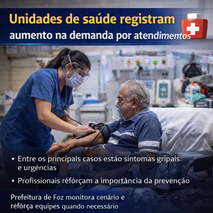 Unidades de saúde registram aumento na demanda por atendimentos