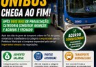 Após dois dias de greve, motoristas do transporte coletivo de Foz do Iguaçu encerram paralisação após acordo