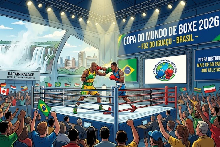 Foz do Iguaçu recebe etapa histórica da Copa do Mundo de Boxe