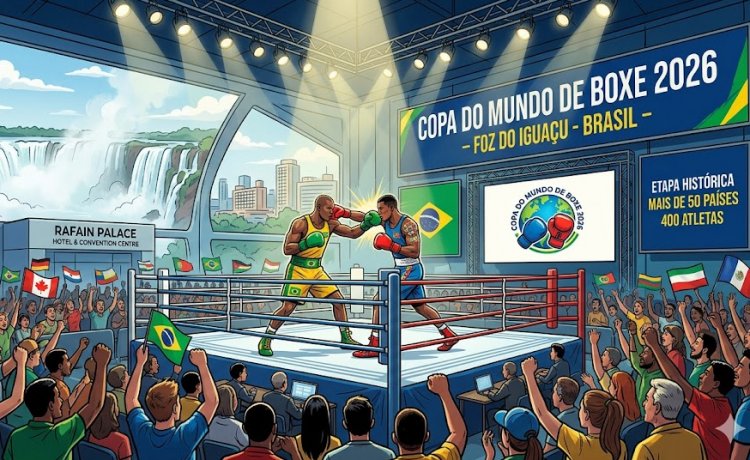 Foz do Iguaçu recebe etapa histórica da Copa do Mundo de Boxe