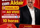Programa Conversando com Aldair recebe Deoclécio Duarte neste sábado na União Web TV