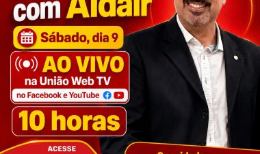 Programa Conversando com Aldair recebe Deoclécio Duarte neste sábado na União Web TV