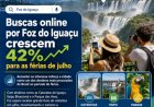 Buscas por Foz do Iguaçu crescem 42% para as férias de julho